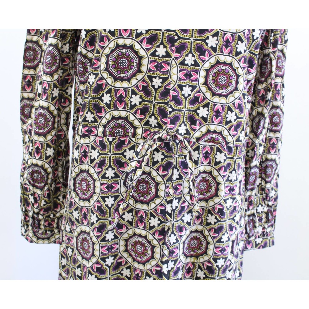 NWT Jude Connally Medallion Mosaic Print Tiered Midi Maxi Dress Size XS Tie - Picture 5 of 8